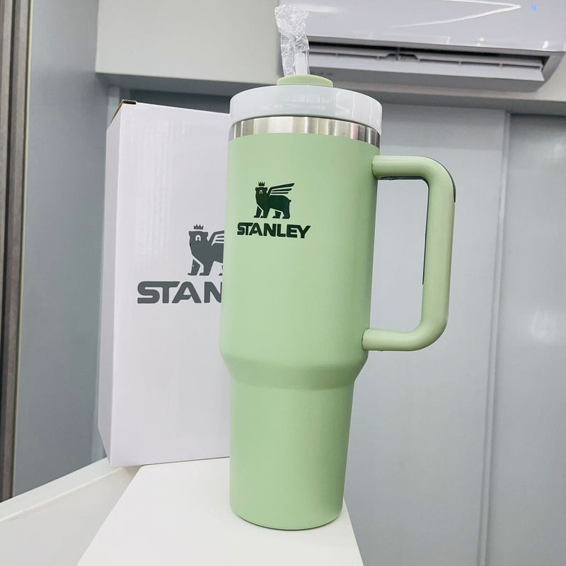 Termo con aislamiento de acero inoxidable 304, botella de vacío, vaso con pajita, botella de agua, taza de 40 oz