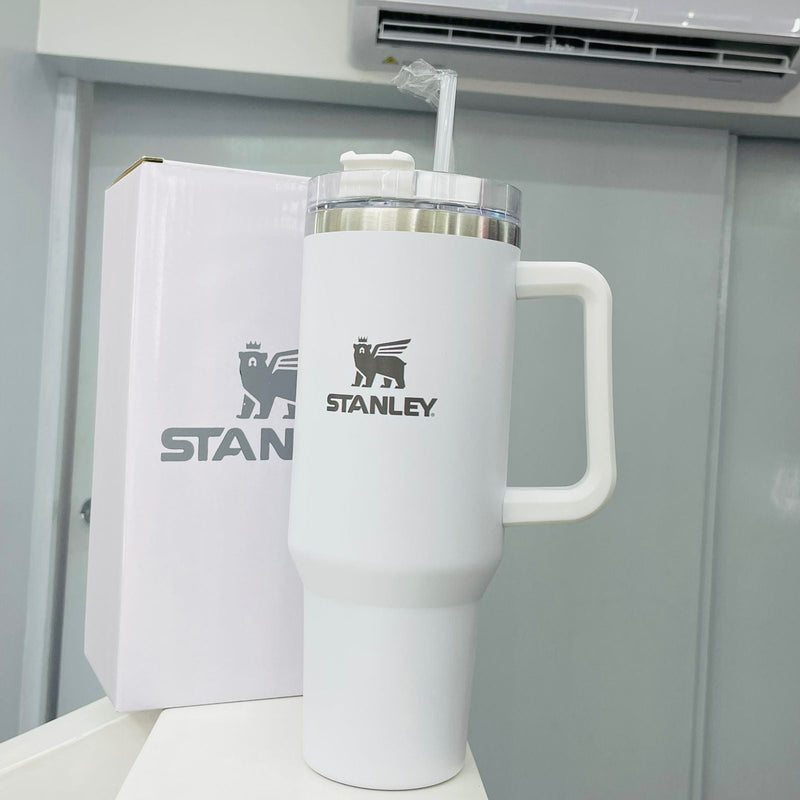 Termo con aislamiento de acero inoxidable 304, botella de vacío, vaso con pajita, botella de agua, taza de 40 oz