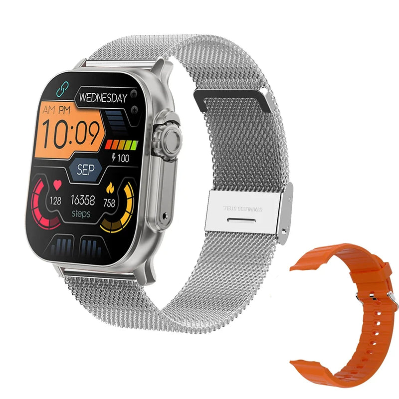 Reloj inteligente T900 Ultra 2 para hombre, 49 mm, Serie 8, pantalla AMOLED de 2,3", NFC, brújula, resistente al agua, compatible con Apple Watch IWO Ultra 8.