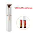 Depilador elétrico para remoção de pelos faciais, sobrancelha, batom, formato indolor, áreas sensíveis faciais, depilador de biquíni, aparador