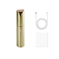 Depilador elétrico para remoção de pelos faciais, sobrancelha, batom, formato indolor, áreas sensíveis faciais, depilador de biquíni, aparador