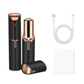 Depilador elétrico para remoção de pelos faciais, sobrancelha, batom, formato indolor, áreas sensíveis faciais, depilador de biquíni, aparador