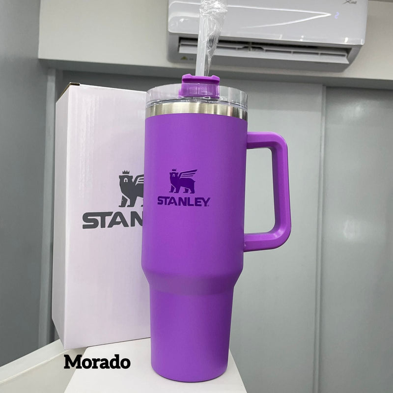 Termo con aislamiento de acero inoxidable 304, botella de vacío, vaso con pajita, botella de agua, taza de 40 oz